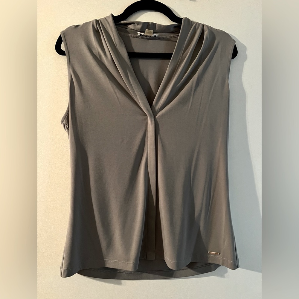 Calvin Klein grey sleeveless top